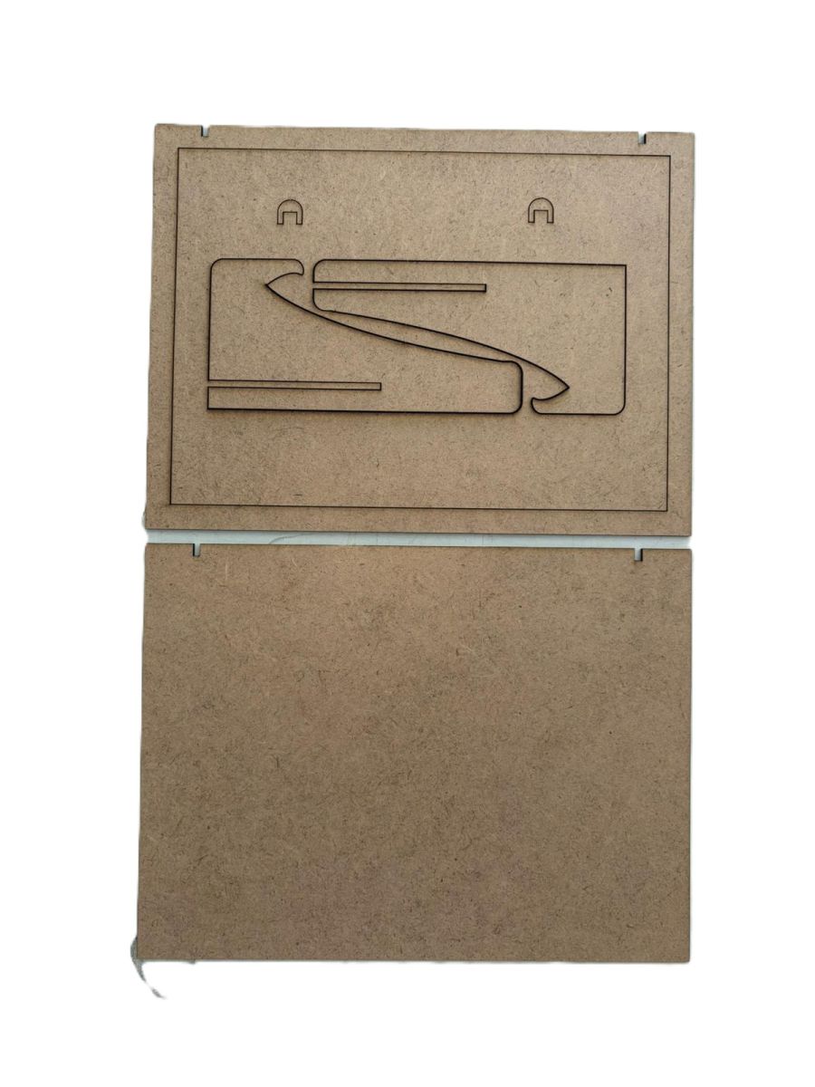 Ahşap Boyanabilir Düz Fotoğraf Çerçevesi 15*20 cm Fotoğraf Alanı Ayaklı Çerçeve