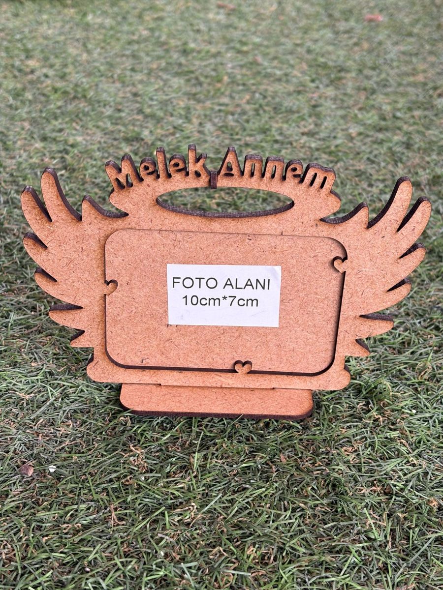 Çocuklar İçin Ahşap Boyama Melek Annem Melek Kanadı Boyanabilir Ahşap Çerçeve Anneler Günü Etkinlikleri