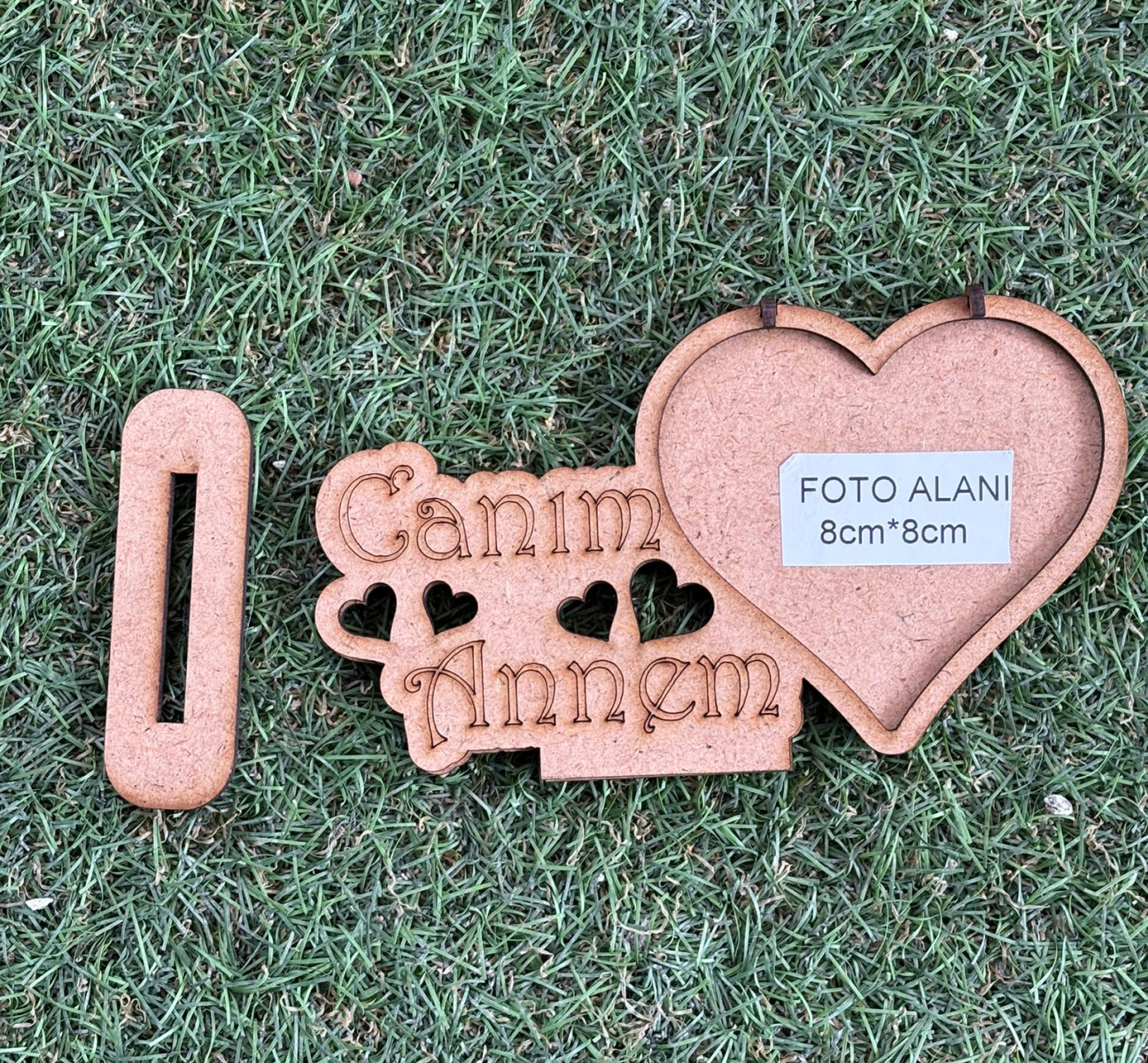 Çocuklar İçin Ahşap Boyama Kalp Çerçeve Anneler Günü Etkinlik Boyanabilir Ahşap Çerçeve