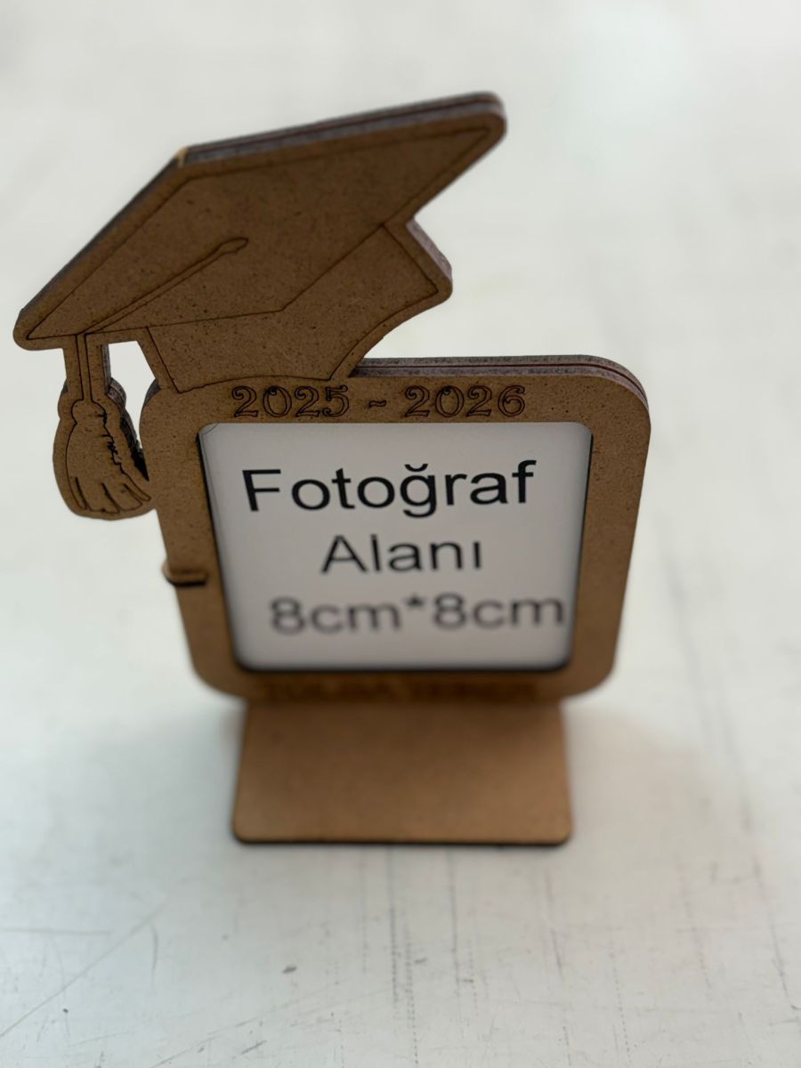 Mezuniyet Çerçevesi Ahşap Boyanabilir Mezuniyet Hediyesi