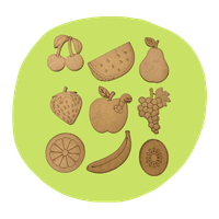 Sebze Meyve Temalı Boyama Seti Ucuz Ahşap Boyama