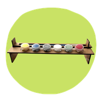 Akrilik Boya ve Fırçalar